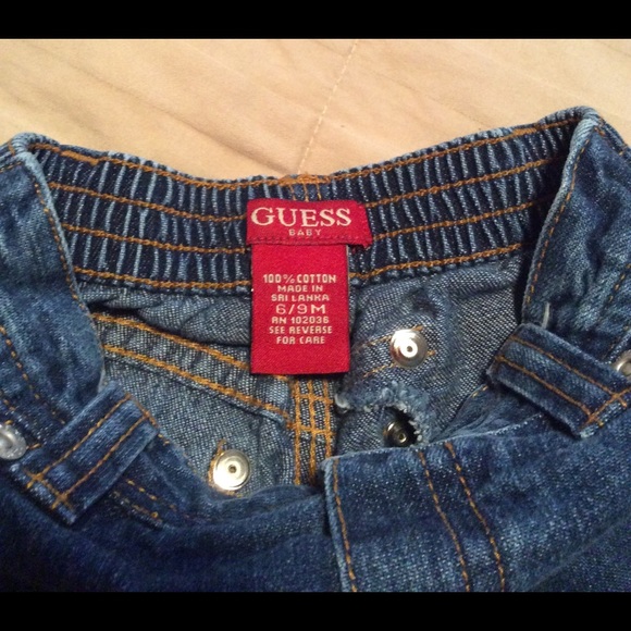 Guess baby carpenter jeans. Size 6-9M - Picture 4 of 5